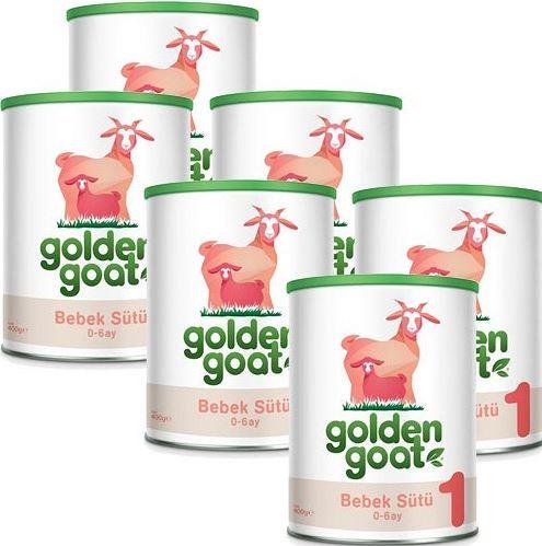 Golden Goat 1 Keçi Sütlü Bebek Sütü 400 gr 6 Adet