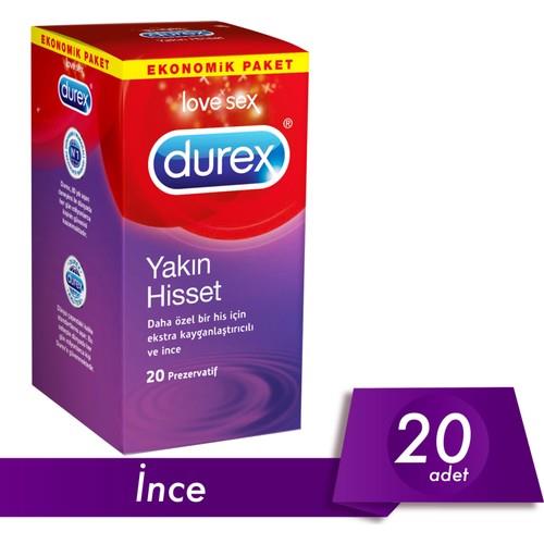 Durex Yakın Hisset 20'li Prezervatif