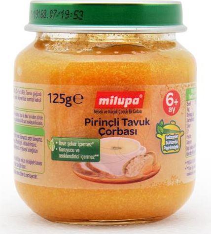 Milupa Pirinçli Tavuk Çorbası 125 gr Kavanoz Maması