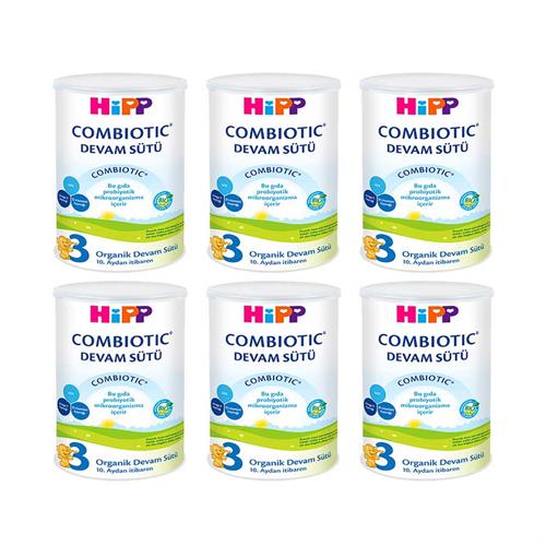 Hipp 3 Combiotic Organik Devam Sütü 6'lı 350 gr