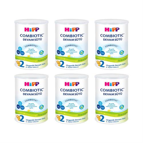 Hipp 2 Combiotic Organik Devam Sütü 6'lı 350 gr