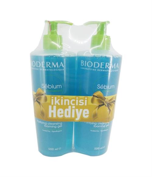 Bioderma Bioderma Sebium Foaming Gel 500 ml 1+1 Yüz Temizleme
