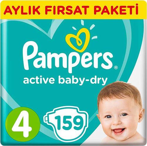 Prima Aktif Bebek 4 Beden Maxi 159 Adet Bebek Bezi