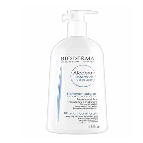 Bioderma Atoderm Intensive Foaming Gel 1000 ml Yüz Temizleme Jeli