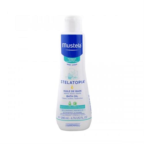 Mustela Stelatopia Bath Oil 200 ml Bebek Banyo Yağı