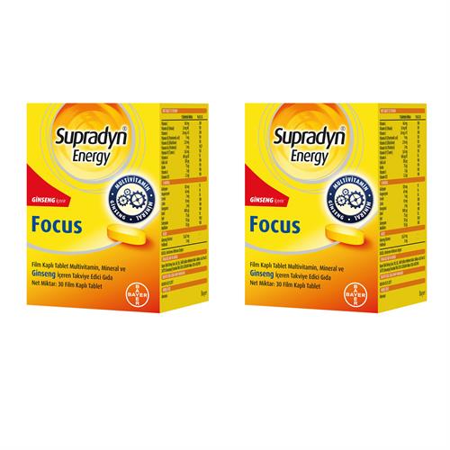 Supradyn_Energy Focus 30 Tablet 2 ADET