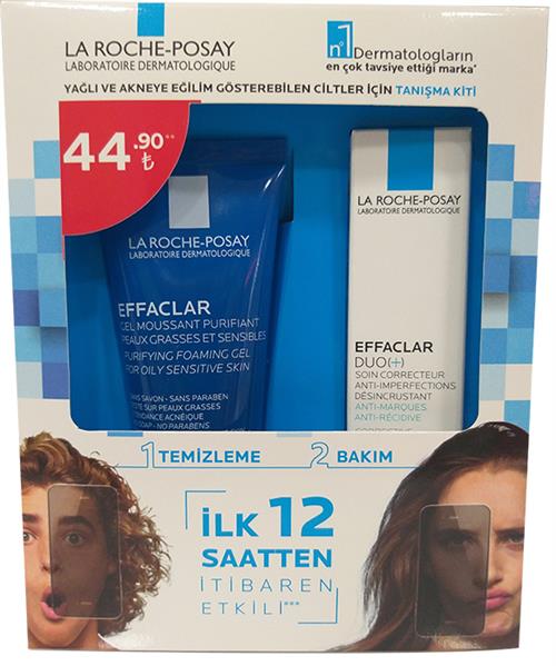 La Roche-Posay Effaclar Duo 15 ml + Effaclar Gel 50 ml Tanışma Kiti