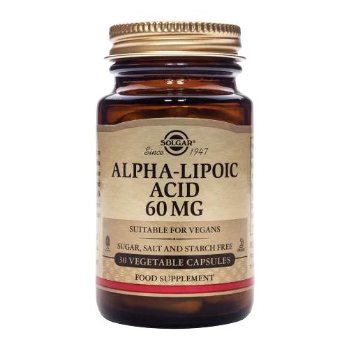Solgar Alpha Lipoic Acid 60 mg 30 Kapsül