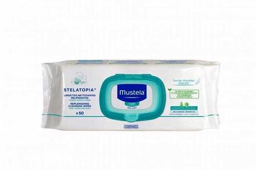 Mustela Stelatopia Replenishing Cleansing Wipes 50 Adet