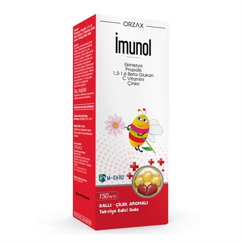İmunol Ballı Çilek Aromalı 150 ml Şurup
