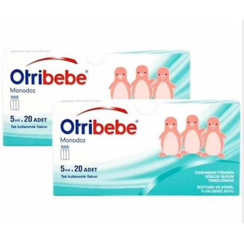 Otribebe Monodoz 5 ml x 20 Flakon 2'li Paket İzotonik Deniz Suyu