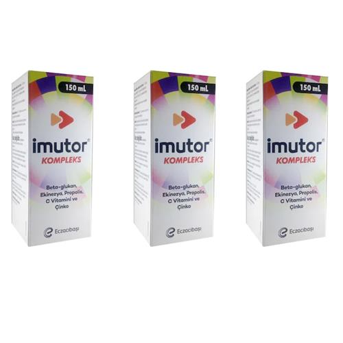 Imutor Kompleks 3'lü 150 ml Şurup
