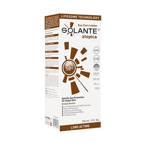 Solante Atopica Sun Care Lotion Spf 50+ 150 ml Atopik Dermatitli Ciltler Güneş Losyonu