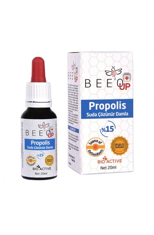 Bee'o Up %15 Suda Çözünür Propolis Damla 20 ml