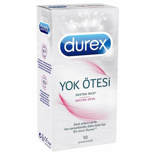 Durex Yok Ötesi Ekstra Zevk Kondom 10'lu