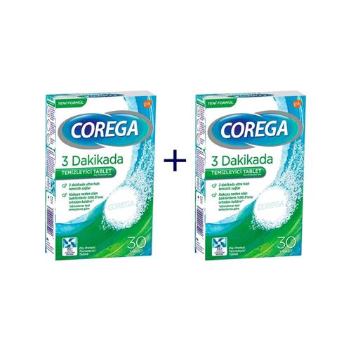 Corega Diş Protezi Temizleyici Tablet 30'lu - 2 Adet