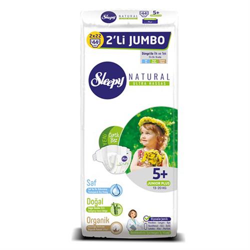Sleepy Naturel Bebek Bezi 5+ Numara 13-20 Kg 44 Lü