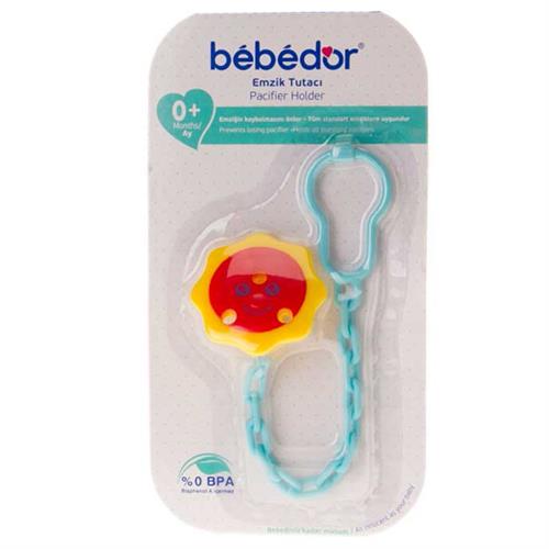 Bebedor Figürlü Emzik Askısı Sarı-Kırmızı