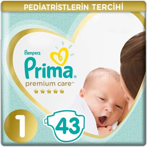 Prima Premium Care 1 Numara Yenidoğan 43'lü Bebek Bezi