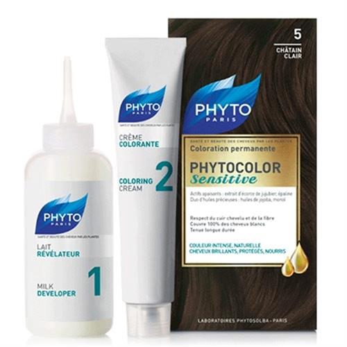 Phyto Color Sensitive 5 - Açık Kahve Kestane Bitkisel Saç Boyası