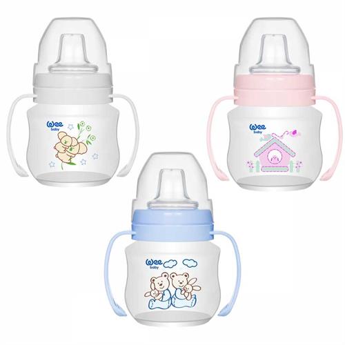 Wee Baby Antikolik Akıtmaz 250 ml Kulplu Bardak 6+Ay