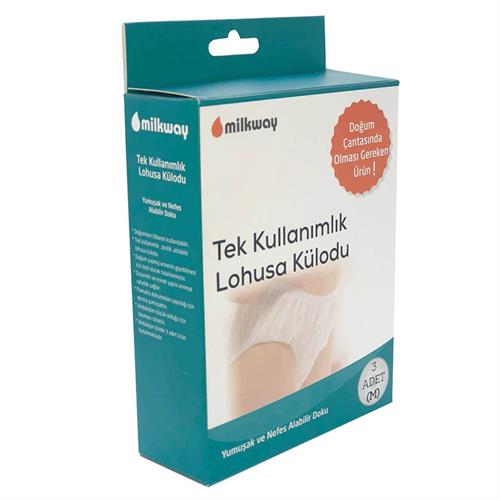 Milkway Tek Kullanımlık Lohusa Külodu 3 Adet M