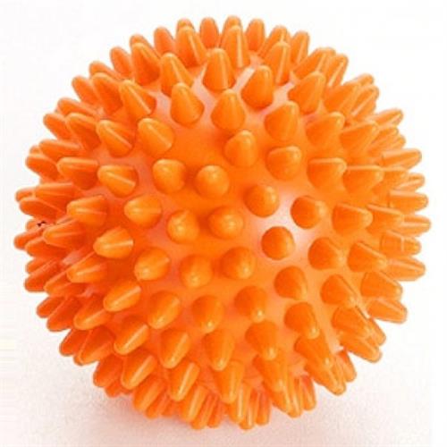 Dikenli Top EL EGZERSİZ Topu Dikenli Masaj Topu 8 Cm Sarı