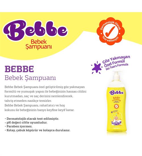 Bebbe Bebek Şampuanı 750 Ml