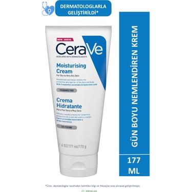 CeraVe Nemlendirici Krem Kuru ve Çok Kuru Ciltler İçin 177 Ml