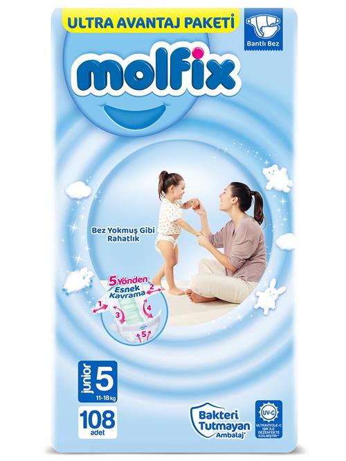 Molfix 5 Numara Junior 108'li Bebek Bezi