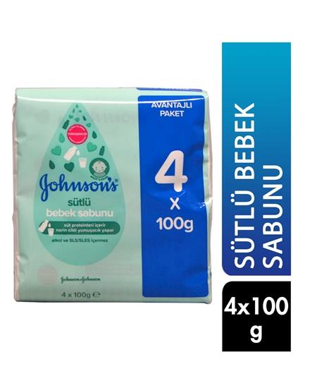 Johnsons Baby Sütlü Bebek Sabunu 100 gr 4'lü
