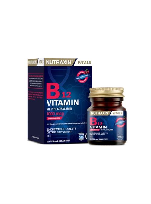 Nutraxin B12 Vitamin 1000 mcg 60 Tablet