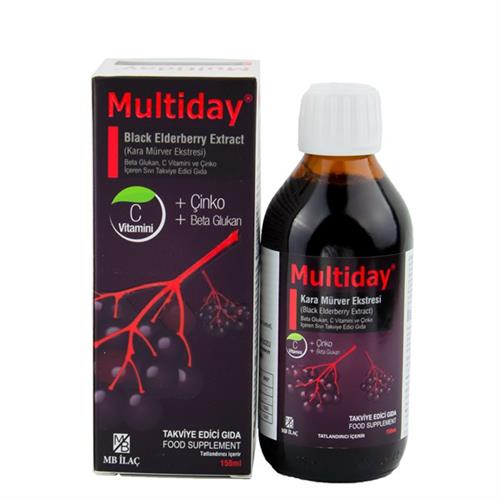 Multiday Kara Mürver Ekstresi 150 ml