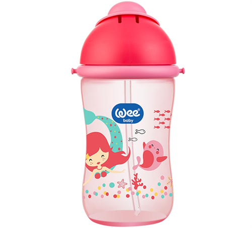 Wee Baby 171 Pipetli 380 ml Pembe Bardak