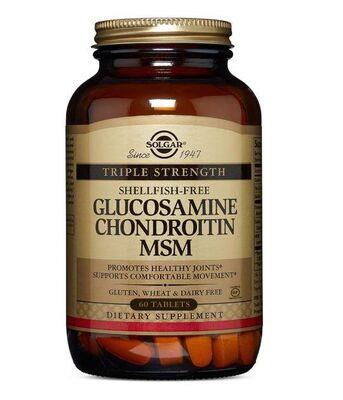Solgar Glucosamine Chondroitin MSM 60 Tablet