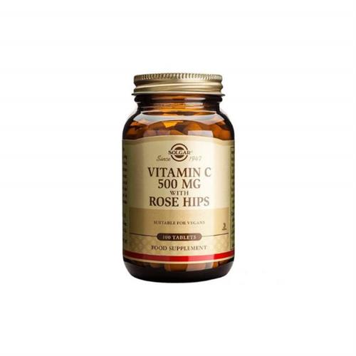 Solgar Vitamin C 500 mg Rose Hips 100 Tablet