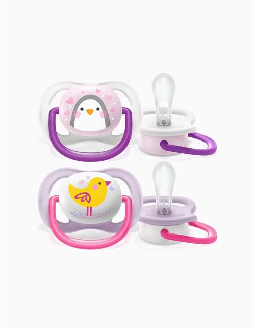 Philips Avent SCF080/06 Ultra Air Emzik 0-6 Ay Kız 2'li Emzik