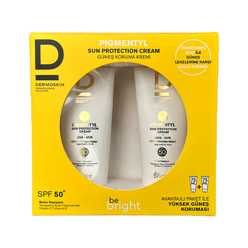 Dermoskin Be Bright Pigmentyl 50 Faktör Güneş Kremi 75 ml 2 Adet