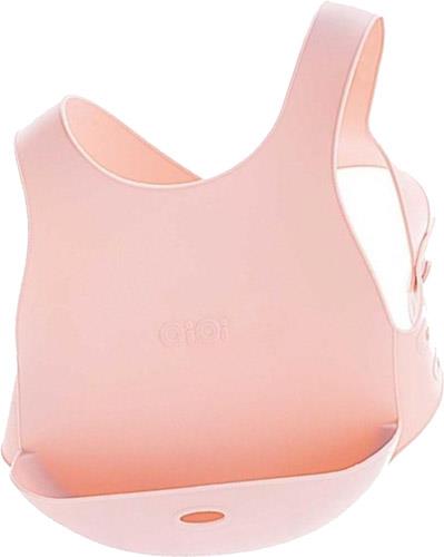 OİOİ Silikon Mama Önlüğü Pembe