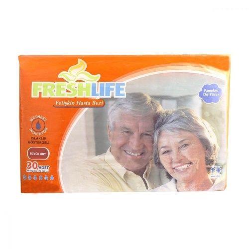 Freshlife Belbantlı Hasta Bezi Islaklık Göstergeli Large 30 Adet