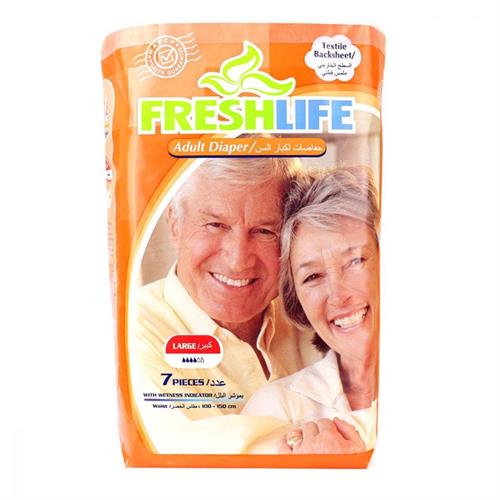 Freshlife Belbantlı Hasta Bezi Islaklık Göstergeli Large 7 Adet