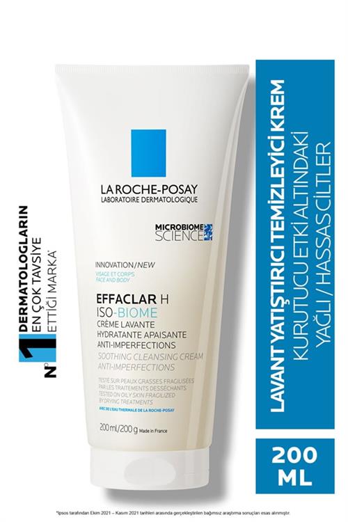 La Roche-Posay Effaclar H Isobiome Lavant Temizleyici Krem 200 ml