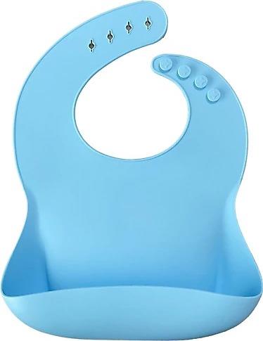 Oioi Silikon Mama Önlüğü 6+ Ay Mineral Blue Mavi