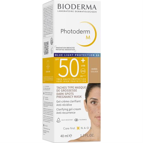 Bioderma Photoderm M Cream Golden Spf 50+ 40 ml Lekeli Ciltler Renkli Güneş Kremi