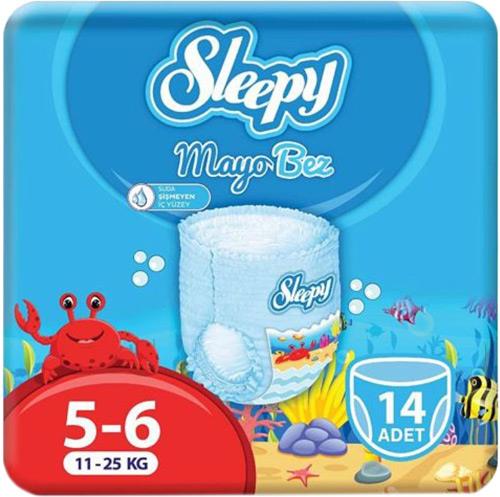 Sleepy 5-6 Beden 11-25 kg X Large 14'lü Mayo Bez