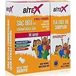 Bitex Bit ve Sirke Spreyi 100 ml + Şampuan 150 ml Çelik Tarak Hediyeli