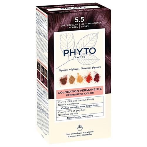 Phyto Color No 5.5 CASTANHO  CLARO ACAJU Bitkisel Saç Boyası