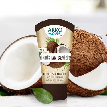 Arko Nem Değerli Yağlar Hindistan Cevizi Yağı Krem 60 ml