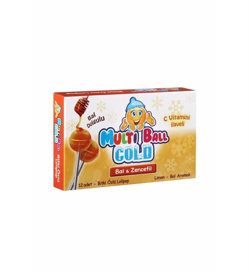 Multiball Cold Bal Zencefil 12'li Lolipop