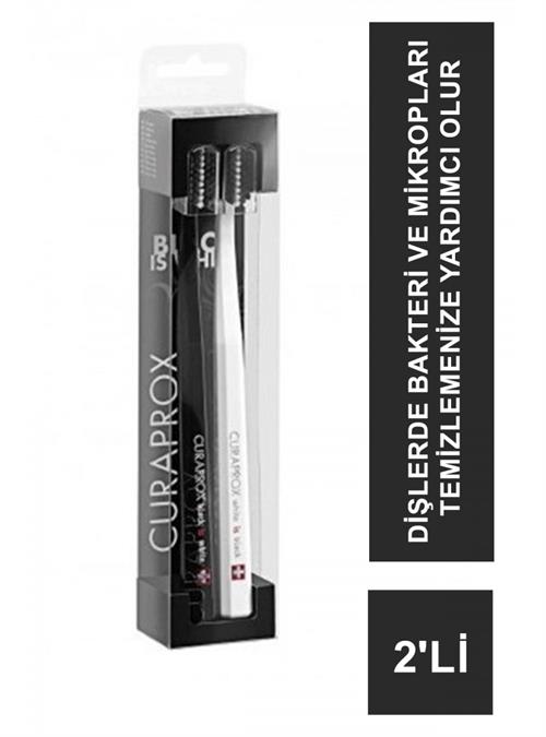 Curaprox Black is White İkili Diş Fırçası